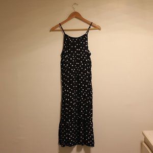 Peyton & Parker Black Polka Dot Maxi Sundress